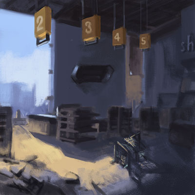 Roll With It: Modern Ruined Supermarket card illustration